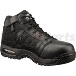 1261-BLK-10.5 by THE ORIGINAL SWAT FOOTWEAR CO - AIr 5" CST (Safety Toe) Side Zip, Black Shoe, Size 10.5