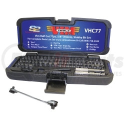 VHC77 by VIM TOOLS - 77 PC. Half Cut Set, Torx