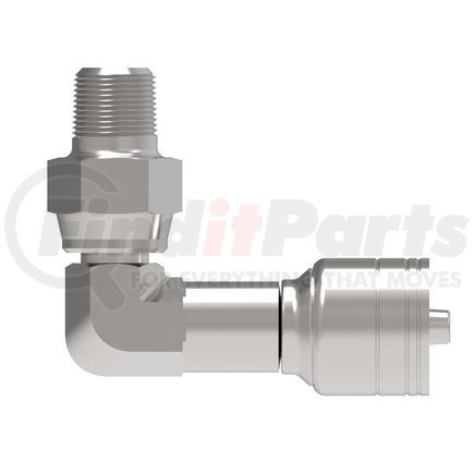 04Z-M04-BG by WEATHERHEAD - Eaton Weatherhead Z Series Crimp Hose Fittings Male Pipe Swivel 90 Elbow