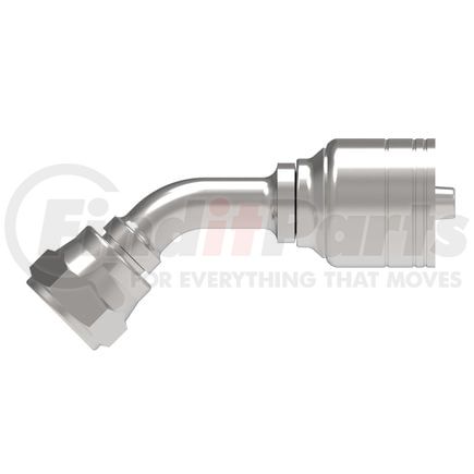 04Z-44P by WEATHERHEAD - Eaton Weatherhead Z Series Crimp Hose Fittings BSPP 60 Cone Female 45 Elbow