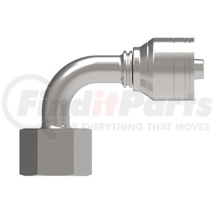 04Z-58E by WEATHERHEAD - Eaton Weatherhead Z Series Crimp Hose Fittings Female Swivel DIN 24 Seat 90 Elbow Heavy