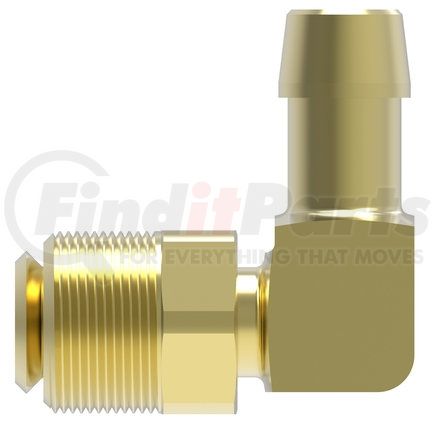 05704B-B64 by WEATHERHEAD - Eaton Weatherhead 057 B Series Field Attachable Hose Fittings Inverted Male Swivel 90 Elbow