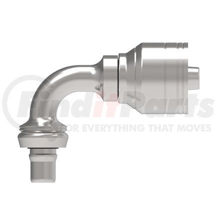 06Z-BC66 by WEATHERHEAD - Eaton Weatherhead Z Series Crimp Hose Fittings STC Male 90 Elbow