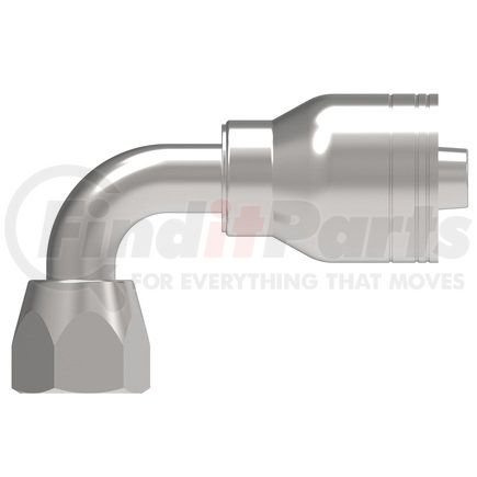 08Z-668-BG by WEATHERHEAD - Eaton Weatherhead Z Series Crimp Hose Fittings JIC 37 Female Swivel 90 Elbow