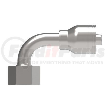 08Z-66E-BG by WEATHERHEAD - Eaton Weatherhead Z Series Crimp Hose Fittings Female Swivel DIN 24 Seat 90 Heavy