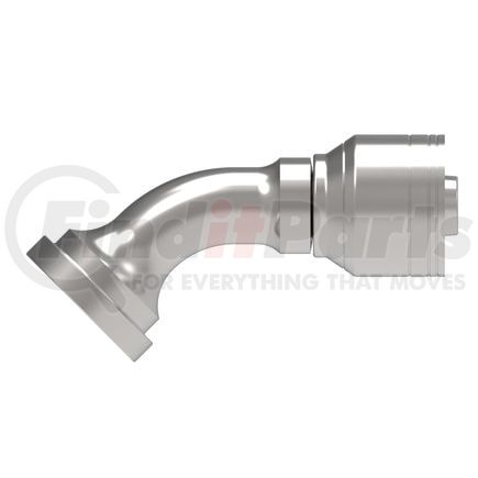 08Z-G41 by WEATHERHEAD - Eaton Weatherhead Z Series Crimp Hose Fittings Split Flange 45 Tube Elbow Code 61