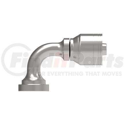 08Z-G71-BG by WEATHERHEAD - Eaton Weatherhead Z Series Crimp Hose Fittings Split Flange 90 Tube Elbow Code 61