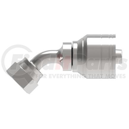 08Z-L66 by WEATHERHEAD - Eaton Weatherhead Z Series Crimp Hose Fittings Female ORS Swivel 45 Elbow