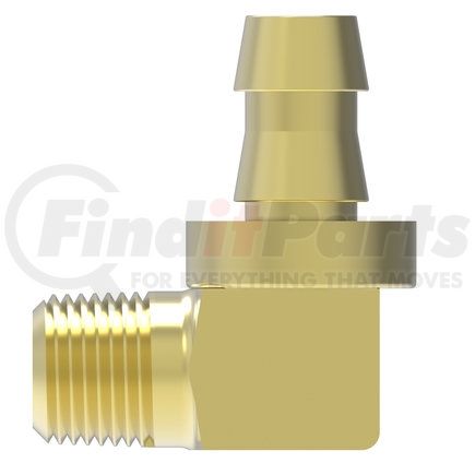 10005B-C02 by WEATHERHEAD - Eaton Weatherhead 100 B Series Field Attachable Hose Fittings Male Pipe Rigid 90 Elbow