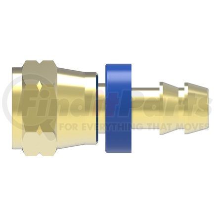 10006B-406-BG by WEATHERHEAD - Eaton Weatherhead 100 B Series Field Attachable Hose Fittings SAE 45 Flare Female Swivel