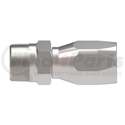 06906D-104 by WEATHERHEAD - Eaton Weatherhead 069 D Series Field Attachable Hose Fittings Male Pipe Rigid