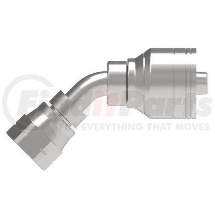 06Z-486 by WEATHERHEAD - Eaton Weatherhead Z Series Crimp Hose Fittings SAE 45 Female Swivel 45 Elbow