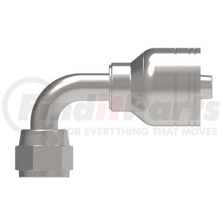 06Z-666-BG by WEATHERHEAD - Eaton Weatherhead Z Series Crimp Hose Fittings JIC 37 Female Swivel 90 Elbow