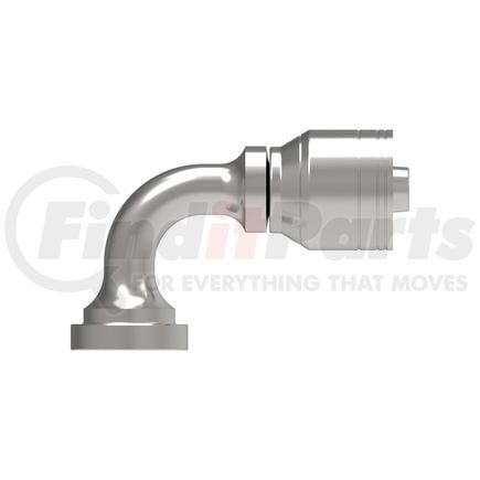 10Z-G99 by WEATHERHEAD - Eaton Weatherhead Z Series Crimp Hose Fittings Metric Split Flange 90 Tube Elbow