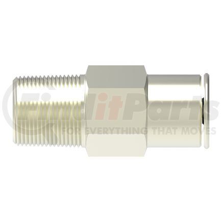 1168X2.5A by WEATHERHEAD - Eaton Weatherhead Push>Connect Swivel Straight Adapter