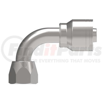 12Z-672-BG by WEATHERHEAD - Eaton Weatherhead Z Series Crimp Hose Fittings JIC 37 Female Swivel 90 Elbow