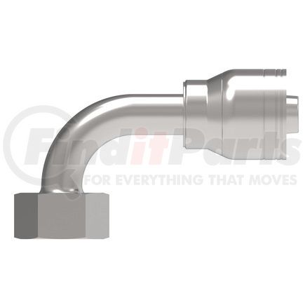 12Z-72D by WEATHERHEAD - Eaton Weatherhead Z Series Crimp Hose Fittings Female Swivel DIN 24 Seat 90 Light