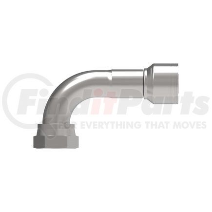 16Z-A40-BG by WEATHERHEAD - Eaton Weatherhead Z Series Crimp Hose Fittings Female ORS Swivel Short Drop 90 Elbow