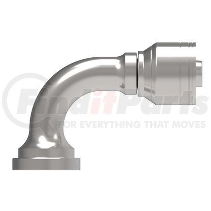 16Z-G76-BG by WEATHERHEAD - Eaton Weatherhead Z Series Crimp Hose Fittings Split Flange 90 Tube Elbow Code 61