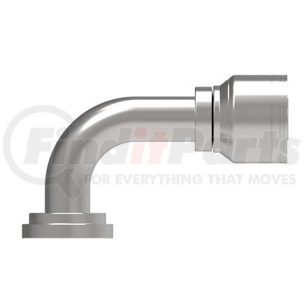 16Z-G80-BG by WEATHERHEAD - Eaton Weatherhead Z Series Crimp Hose Fittings Split Flange 90 Tube Elbow Code 61