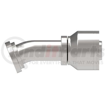 16Z-H03 by WEATHERHEAD - Eaton Weatherhead Z Series Crimp Hose Fittings Split Flange 22.5 Elbow Code 61