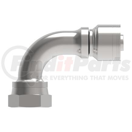 12Z-A36 by WEATHERHEAD - Eaton Weatherhead Z Series Crimp Hose Fittings Female ORS Swivel Short Drop 90 Elbow