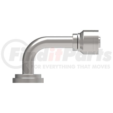 12Z-G80 by WEATHERHEAD - Eaton Weatherhead Z Series Crimp Hose Fittings Split Flange 90 Tube Elbow Code 61