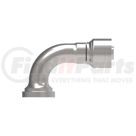 12Z-G76-BG by WEATHERHEAD - Eaton Weatherhead Z Series Crimp Hose Fittings Split Flange 90 Tube Elbow Code 61