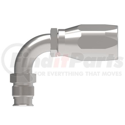 21306N-E05 by WEATHERHEAD - Eaton Weatherhead 213 N series Field Attachable Hose Fittings Inverted Male Swivel 90 Elbow