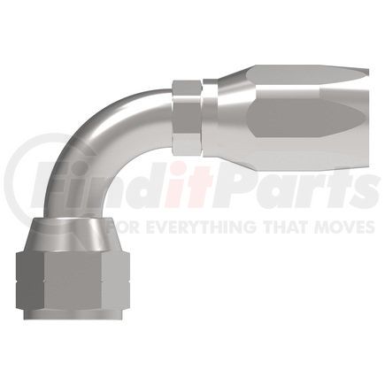 24712N-472 by WEATHERHEAD - Eaton Weatherhead 247 N series Field Attachable Hose Fittings SAE 45 Female Swivel 90 Elbow