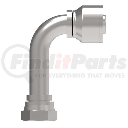 20Z-657 by WEATHERHEAD - Eaton Weatherhead Z Series Crimp Hose Fittings JIC 37 Female Swivel 90 Long Drop Elbow