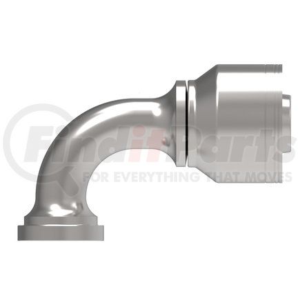 20Z-G76 by WEATHERHEAD - Eaton Weatherhead Z Series Crimp Hose Fittings Split Flange 90 Tube Elbow Code 61