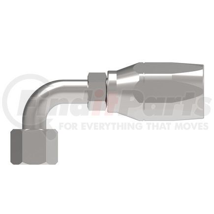 42508N-668 by WEATHERHEAD - Eaton Weatherhead 425 N series Field Attachable Hose Fittings JIC 37 Female Swivel 90 Elbow