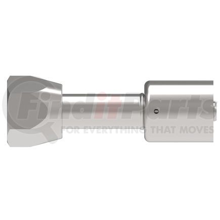 75706E-406 by WEATHERHEAD - Eaton Weatherhead 757 E Series Crimp Hose Fittings SAE 45 Flare Female Swivel