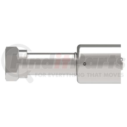 75706E-Z49 by WEATHERHEAD - Eaton Weatherhead 757 E Series Crimp Hose Fittings Bumped Tube O-Ring Female Swivel