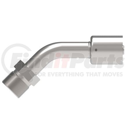 75710E-390 by WEATHERHEAD - Eaton Weatherhead 757 E Series Crimp Hose Fittings SAE 45 Flare Male Rigid 45 Tube Elbow