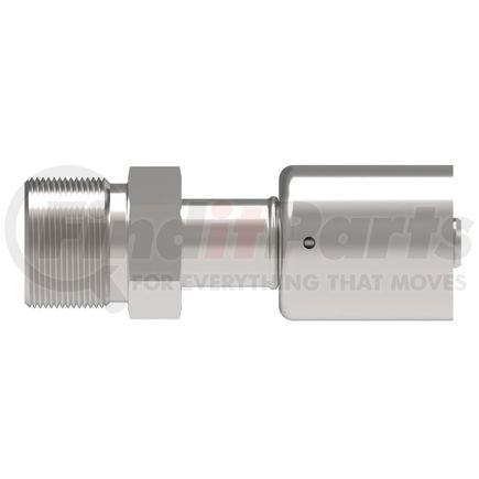 75710E-W10 by WEATHERHEAD - Eaton Weatherhead 757 E Series Crimp Hose Fittings Bumped Tube O-Ring Male Rigid