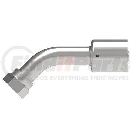 75710E-W51 by WEATHERHEAD - Eaton Weatherhead 757 E Series Crimp Hose Fittings Bumped Tube O-Ring Female Swivel 45 Tube Elbow