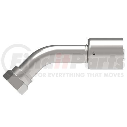 Weatherhead 75712E-W51 Hydraulic Hose Eaton Weatherhead 757 E Series Crimp Hose Fittings Bumped Tube O-Ring Female Swivel 45