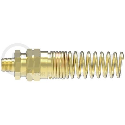 33806B-Y34 by WEATHERHEAD - Eaton Weatherhead 338 B Series Field Attachable Hose Fittings Male Connector with Spring Guard
