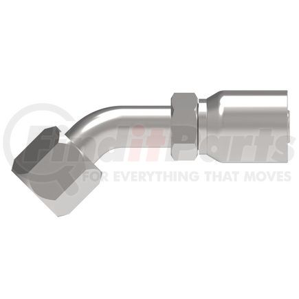 06908E-688 by WEATHERHEAD - Eaton Weatherhead 069 E Series Crimp Hose Fittings JIC 37 Female Swivel 45 Tube Elbow