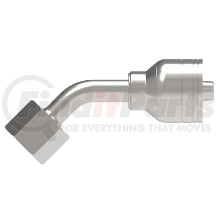 06Z-46P by WEATHERHEAD - Eaton Weatherhead Z Series Crimp Hose Fittings BSPP 60 Cone Female 45 Elbow