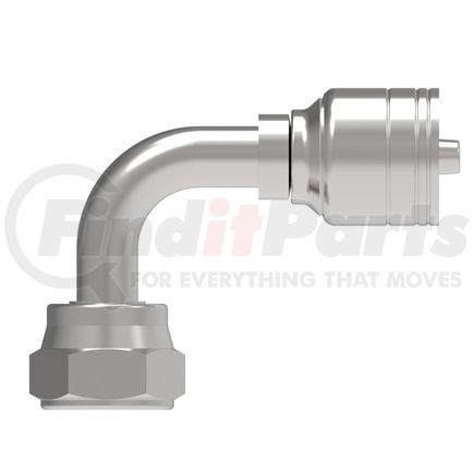 06Z-78P by WEATHERHEAD - Eaton Weatherhead Z Series Crimp Hose Fittings BSPP 60 Cone Female 90 Elbow