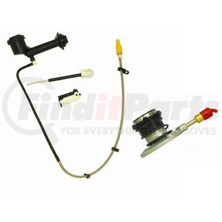 PS0486 by AMS CLUTCH SETS - Clutch Master and Slave Cylinder Assy - Complete Hydraulic System for Chevy/GMC