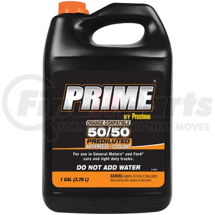 AF3500 by PRESTONE PRODUCTS - Prime  Orange Antifreeze+Coolant - Orange Comp, Extended Life-1 Gal-Ready To Use