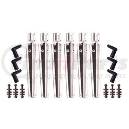 Minimizer B9900BTPAPL Fender Bracket Plastic bolt on brackets Liquid Platium