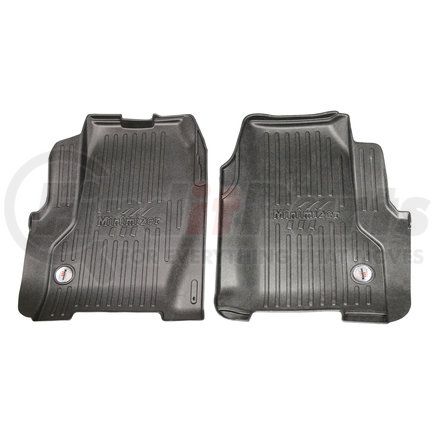 FKFRTL2B by MINIMIZER - Floor Mats - Black, 2 Piece, Front Row, For Freightliner