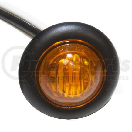 M181A by PETERSON LIGHTING - 181 LED 3/4" Clearance and Side Marker Lights - Amber with Stripped Wires