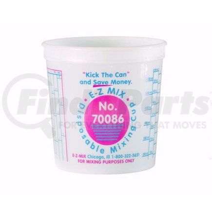 70086L by E-Z MIX - 2-1/2-Quart Plastic Mixing Cup Lids, box of 25