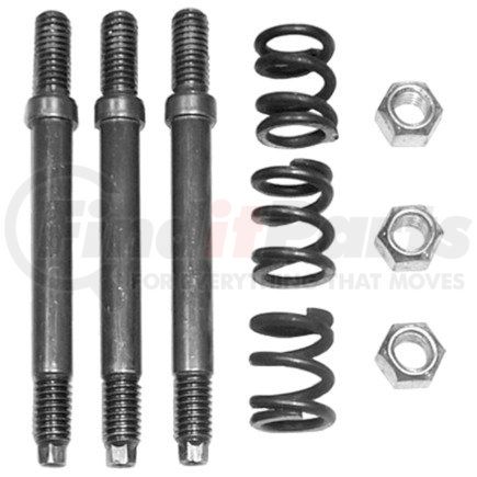 8037 by ANSA - Exhaust Bolt and Spring - Exhaust Spring Bolt Kit - GM